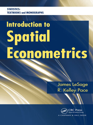 cover image of Introduction to Spatial Econometrics